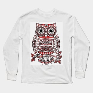 owl mandala Long Sleeve T-Shirt